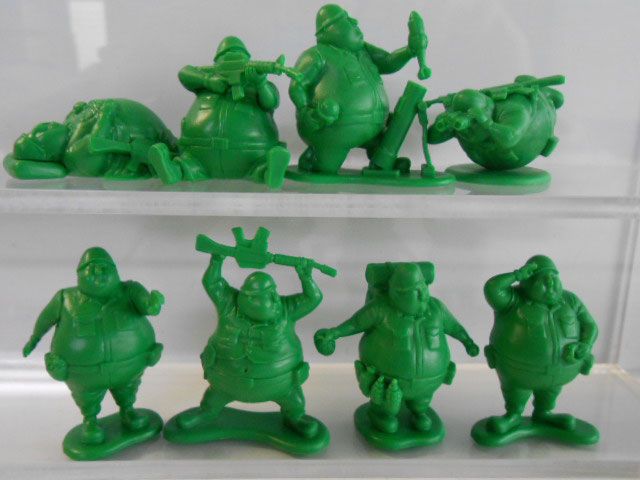 ♯Jmi14BZ ぽっちゃりソルジャー 全8種 パンダの穴 タカラトミー カプセルガチャ タカラトミー200 パンダの穴