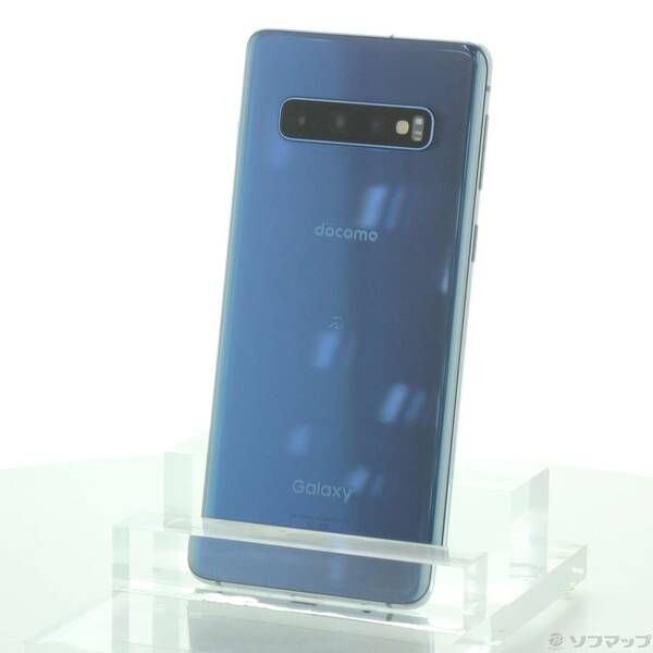 中古品〕 GALAXY S10 128GB プリズムブルー SC-03L docomo【344