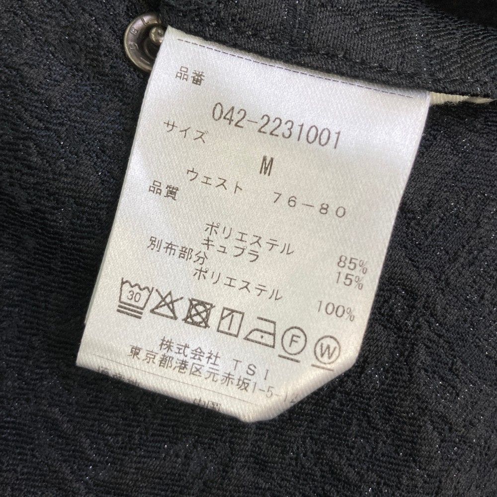 サイズ：M ST ANDREWS セントアンドリュース  ラメジャガード パンツ 総柄 ブラック系 [240101445156] ゴルフウェア メンズ ストスト ST ANDREWS セントアンドリュース ラメジャガード パンツ 総柄