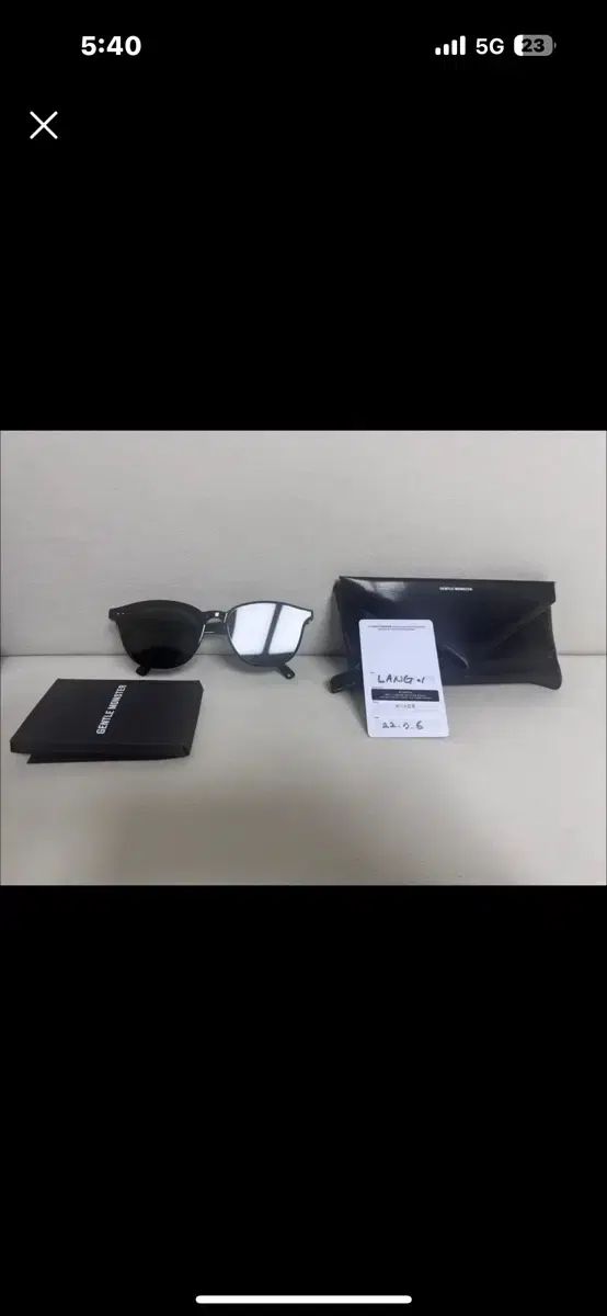 ジェントル モンスター お盆 01 ブラック サングラス フルセット