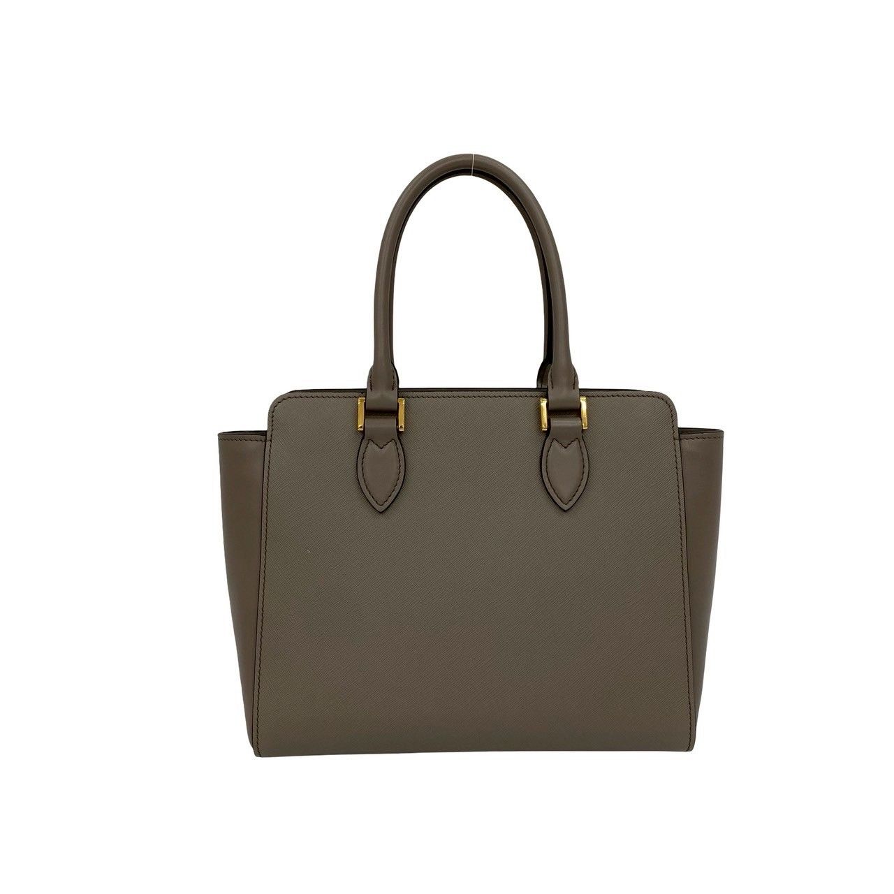PRADA プラダ レザー　ショルダーバッグ　ロゴ金具　2way トートバッグ 極美品】 プラダ ショルダーバッグ 2way トートバッグ ロゴ金具