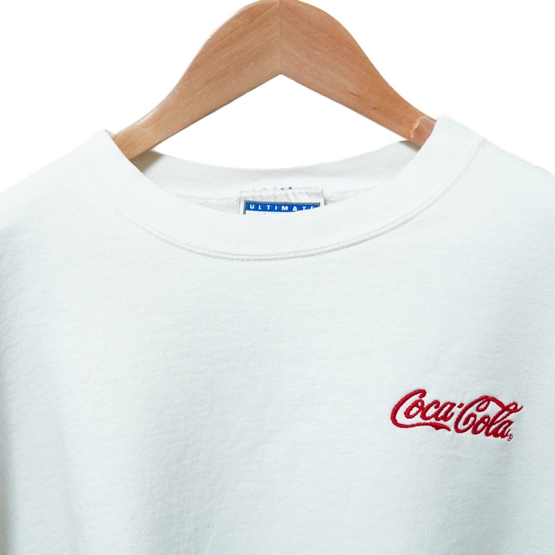 コカコーラ スウェット XL ホワイト 90s 00s ヴィンテージ