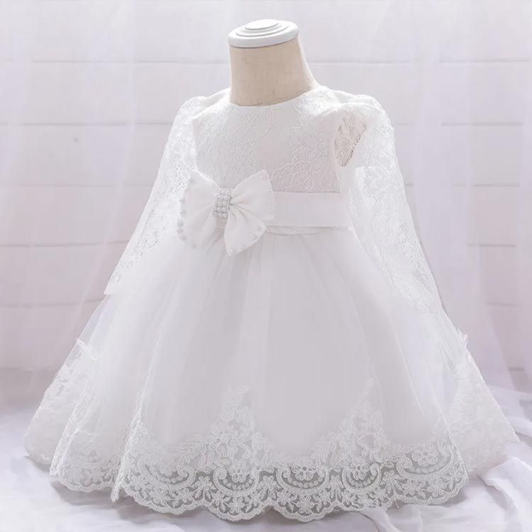 華やか キッズ レーススリーブ ゴージャス パーティドレス チュールドレス 結婚式 発表会 女の子 女児 ノースリーブ プリンセス 70 cm 80 dkhsh 591229