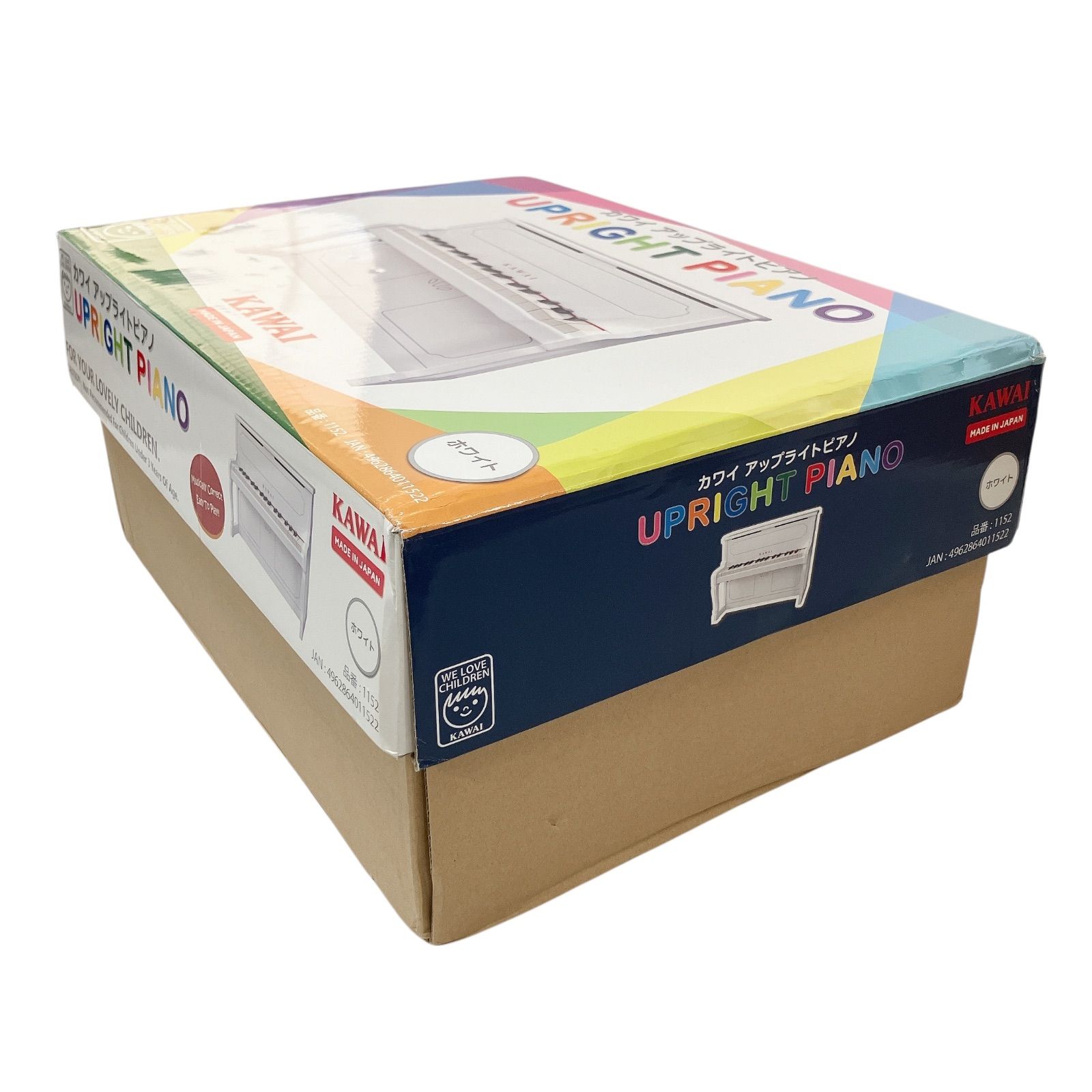 アプライトピアノホワイト WJ28【未使用】KAWAI カワイ アップライトピアノ ミニピアノ 白