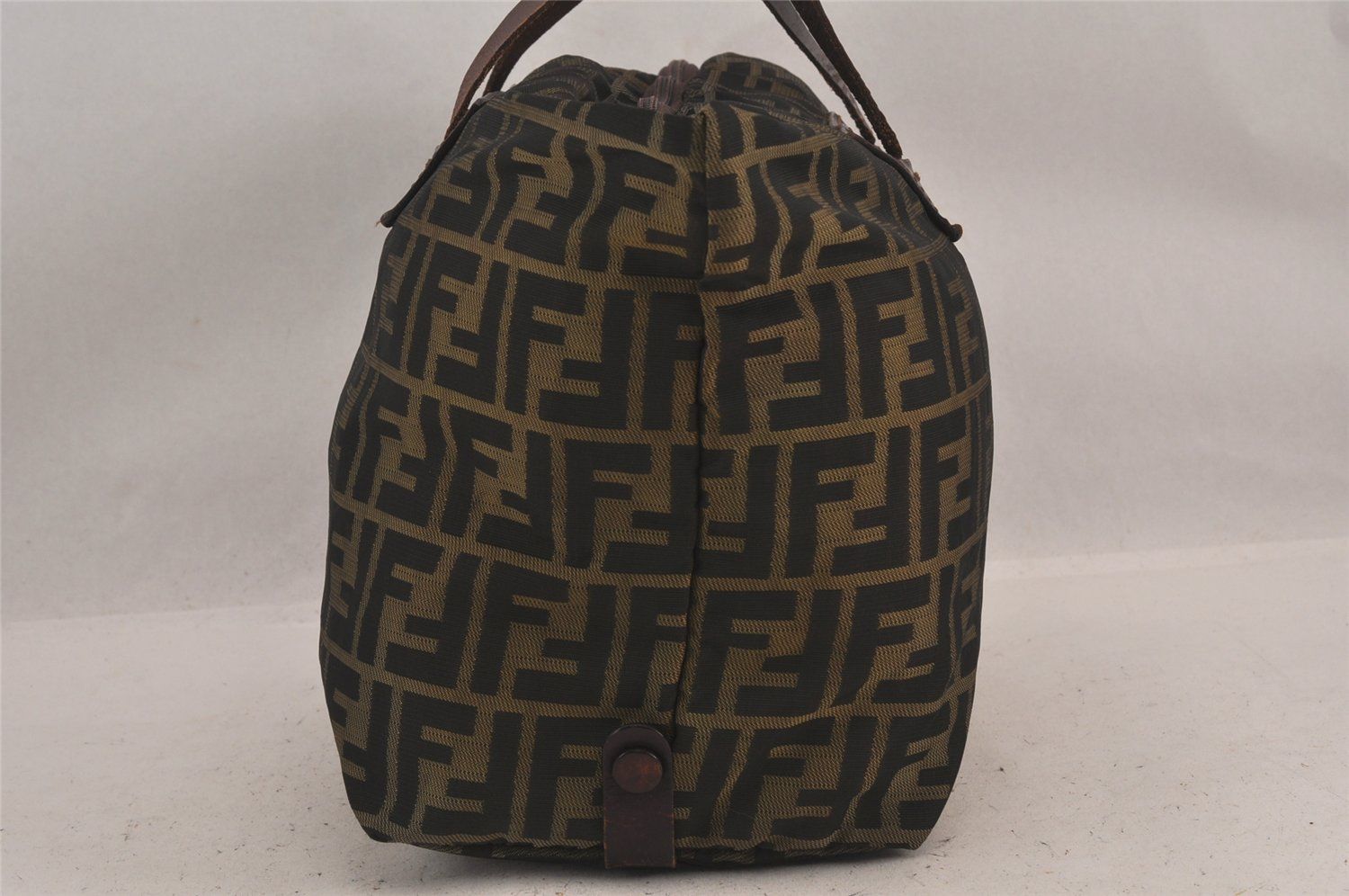 FENDI フェンディ ズッカ柄 折り畳み ハンドトートバッグ 財布