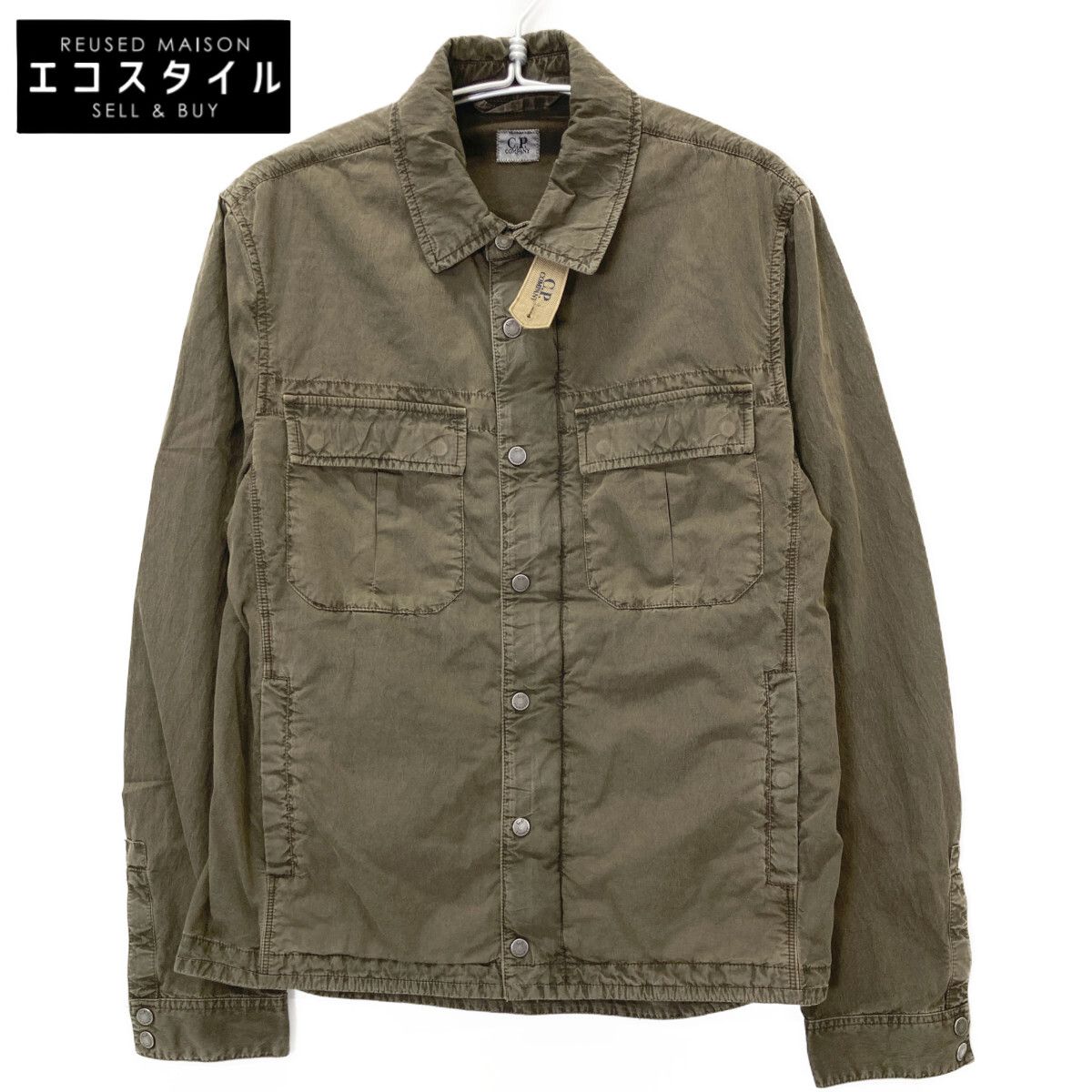 C.P.COMPANY シーピーカンパニー CPU0070 000001 ｶｰｷ ﾐﾘﾀﾘｰｼﾞｬｹｯﾄ 52