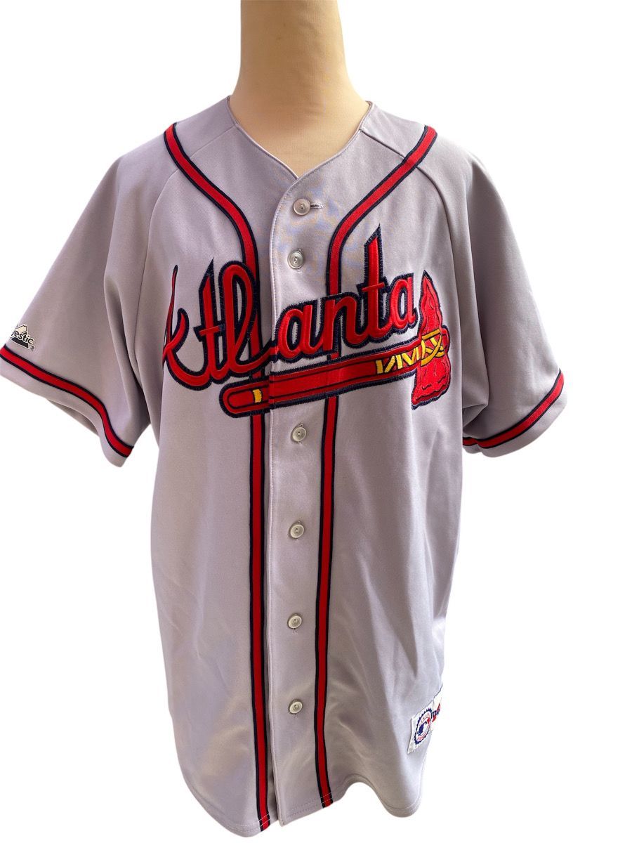 11224-015☆Majestic マジェスティック MLB アトランタ