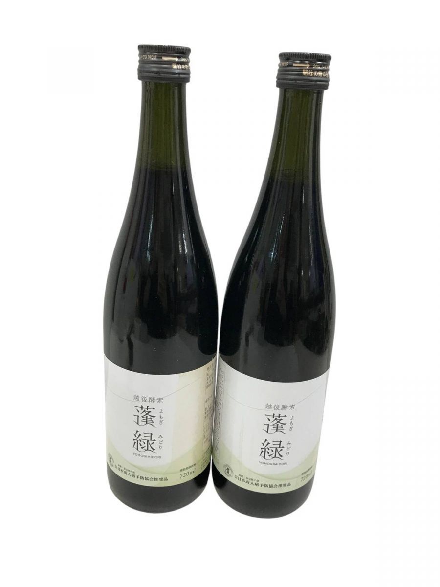 Amazon | 越後酵素蓬緑 2本セット 酵素ドリンク 720ml×2本