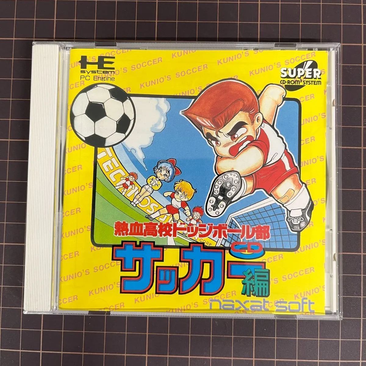 PCエンジン CD-ROM2 熱血高校ドッジボール部CDサッカー編 説明書