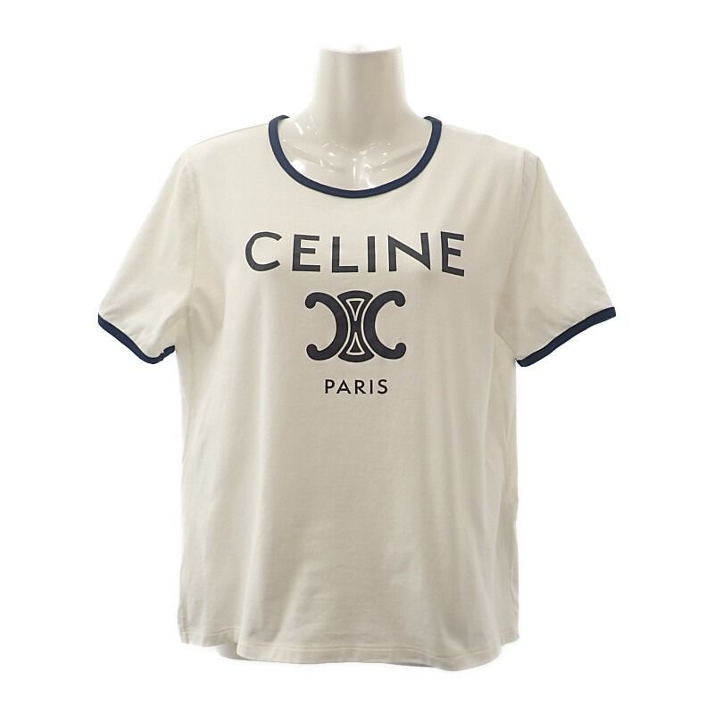 CELINE】 PARIS L 2X872671Q.01NB 半袖Tシャツ コットン