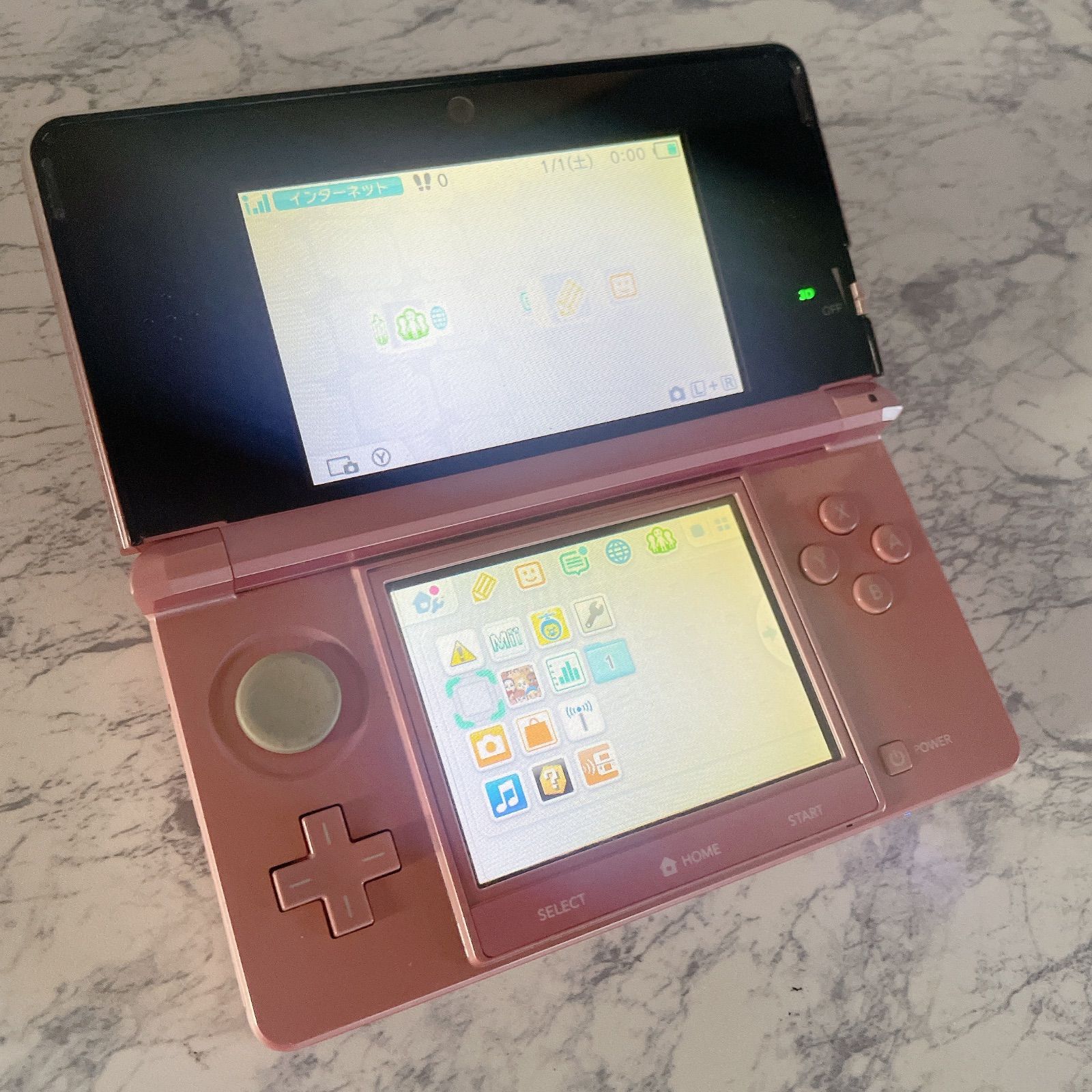 SD＋タッチペン付き】ニンテンドー3DS 本体 ミスティピンク 動作確認済