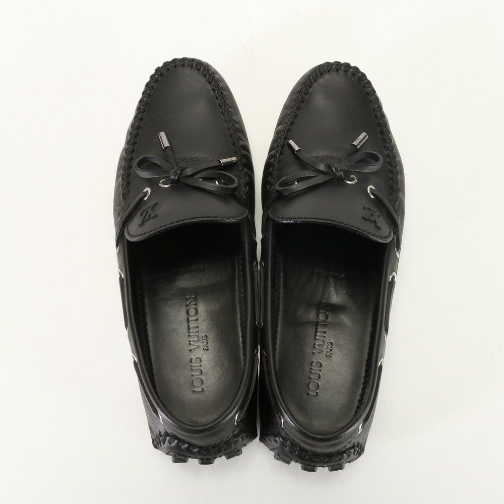 ヴィトン アリゾナラインローファー 美品 27.5 ルイヴィトン アリゾナ ライン サイズ 9 27.5cm 相当 レザー