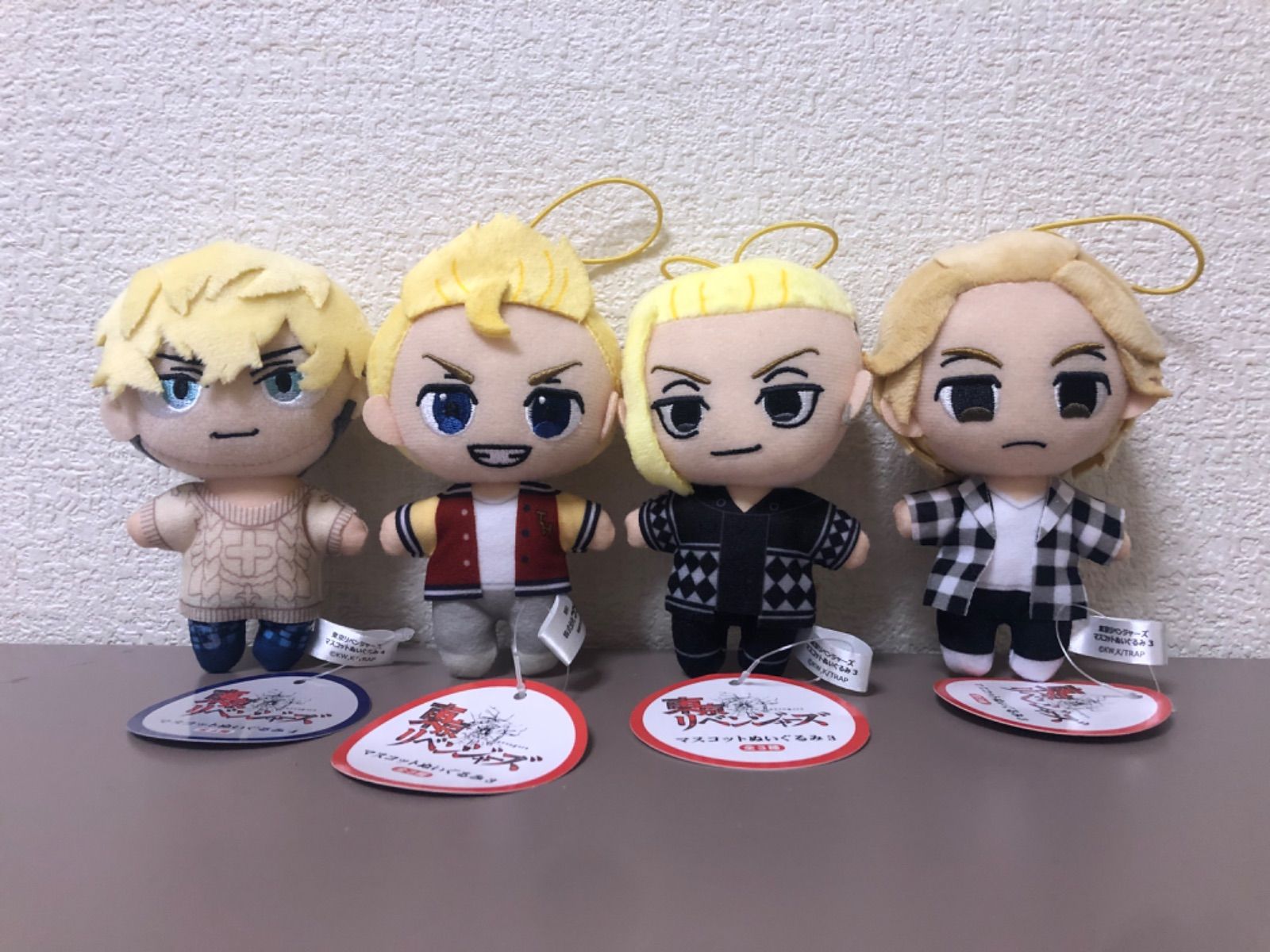 東リべ マスコットぬいぐるみ ナムコ限定 マイキー ドラケン タケミチ