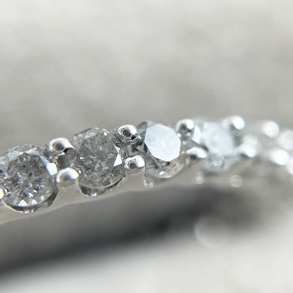 K18WG 天然ダイヤモンド 1.00ct フルエタニティリング - メルカリ K18WG 天然ダイヤモンド 1.00ct フルエタニティリング - メルカリ