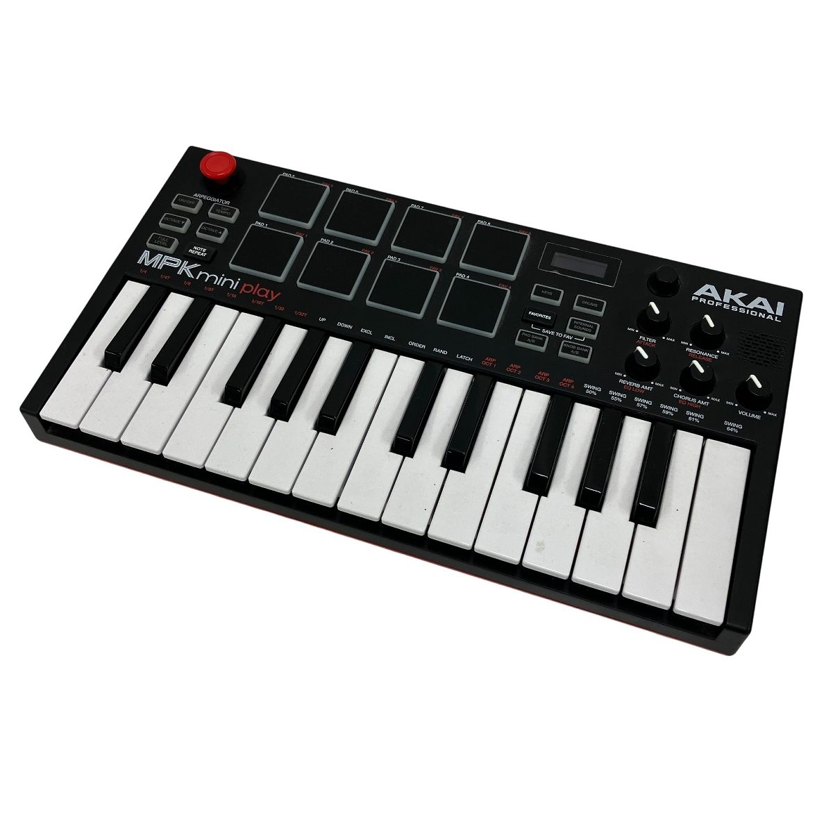 AKAI MPK mini play アカイ ミニ25鍵 音源内蔵 MIDIキーボード コントローラー ジャンク T10444116