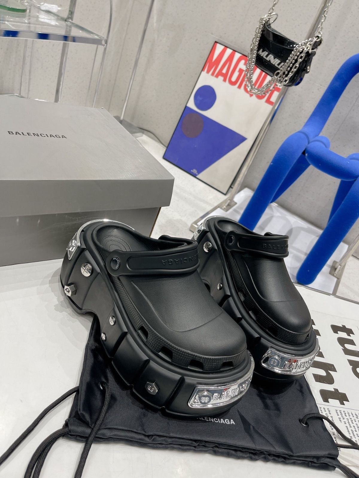 BALENCIAGA x Crocs HardCrocs Sandal カジュアルサンダル 男女兼用