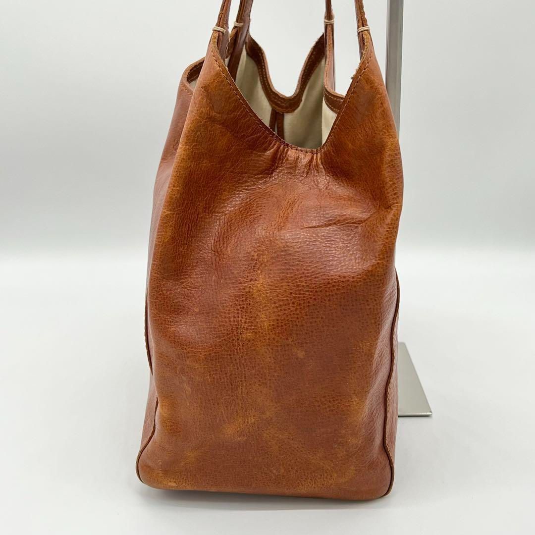 ✨️良品✨️genten オールレザー ハンドバッグ ミニトート