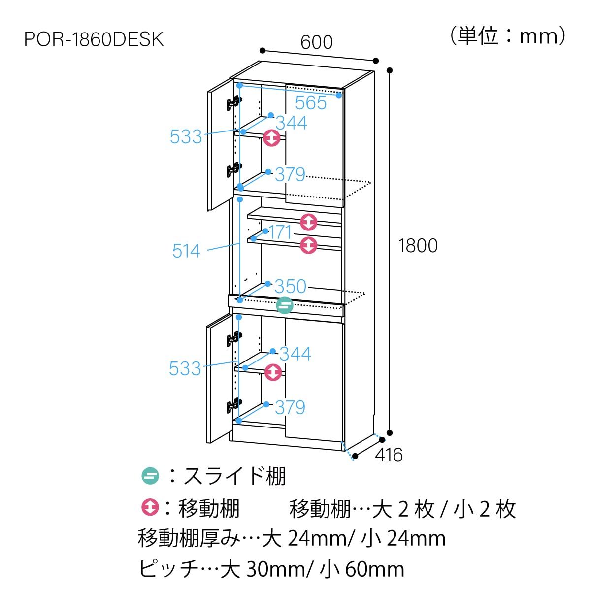 豊富なバリエーションで組み合わせ自由自在 壁面ぴったり設置