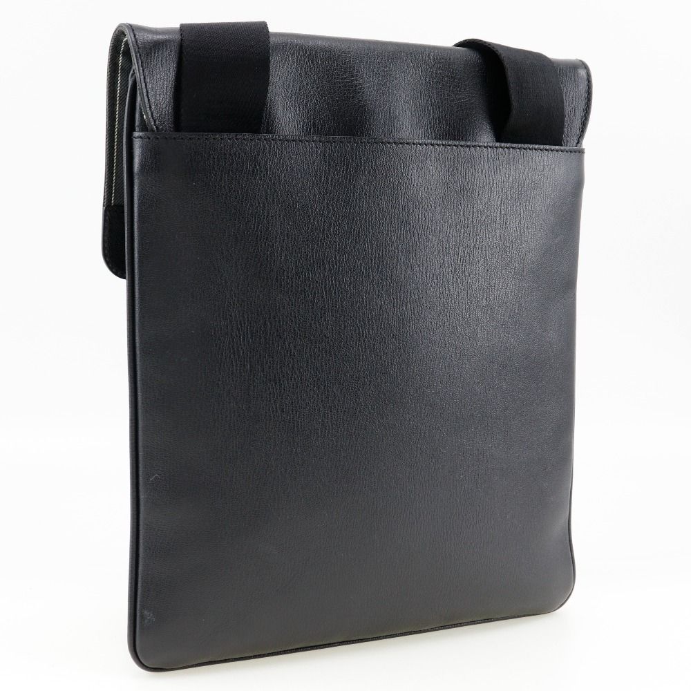 Ermenegildo Zegna】エルメネジルド ゼニア レザー 黒 メンズ