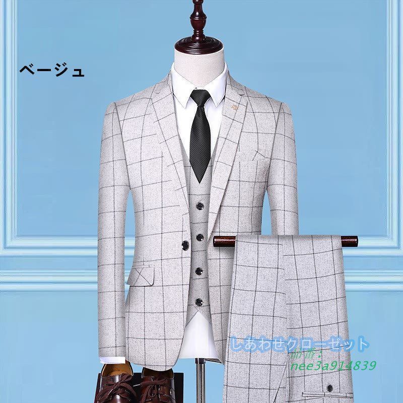 チェック柄 紳士服