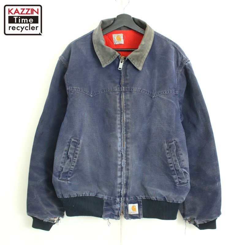 GuideSeriesダックジャケット90sサンタフェジャケットvintage 90s carhartt サンタフェジャケット ダックジャケット 企業ロゴ