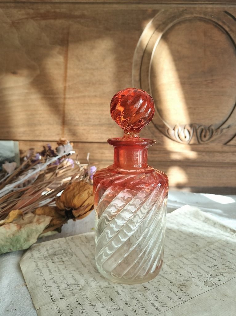 リビングを華やかに★オールドバカラ バンブー 15㎝センターピースフランス リビングを華やかに☆オールドバカラ バンブー 15㎝センターピースフランス