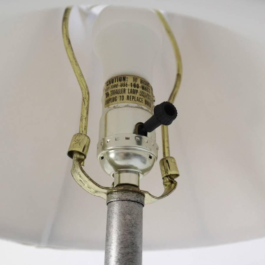 アンティーク調 スタンドライト H74cm テーブルランプ シルバー色 UL 268v24 NEXPOTALLINN_EU