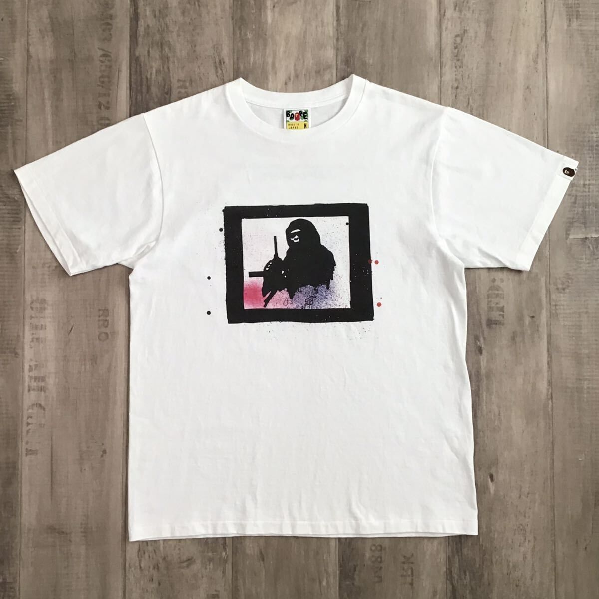 ☆激レア☆ 復刻 Futura × BAPE Art Tシャツ Mサイズ a bathing ape 