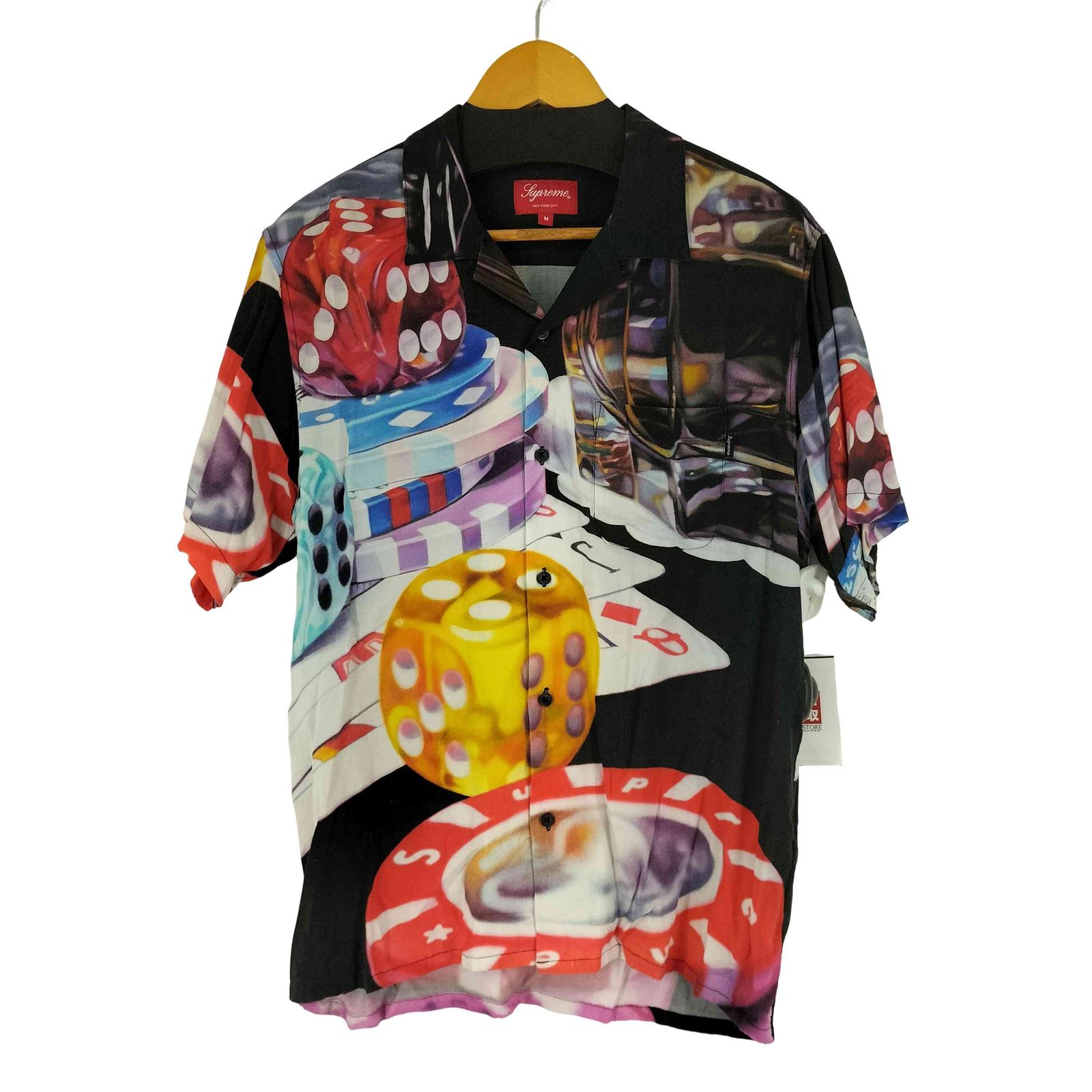 シュプリーム Supreme 総柄 S|S 開襟シャツ メンズ import M