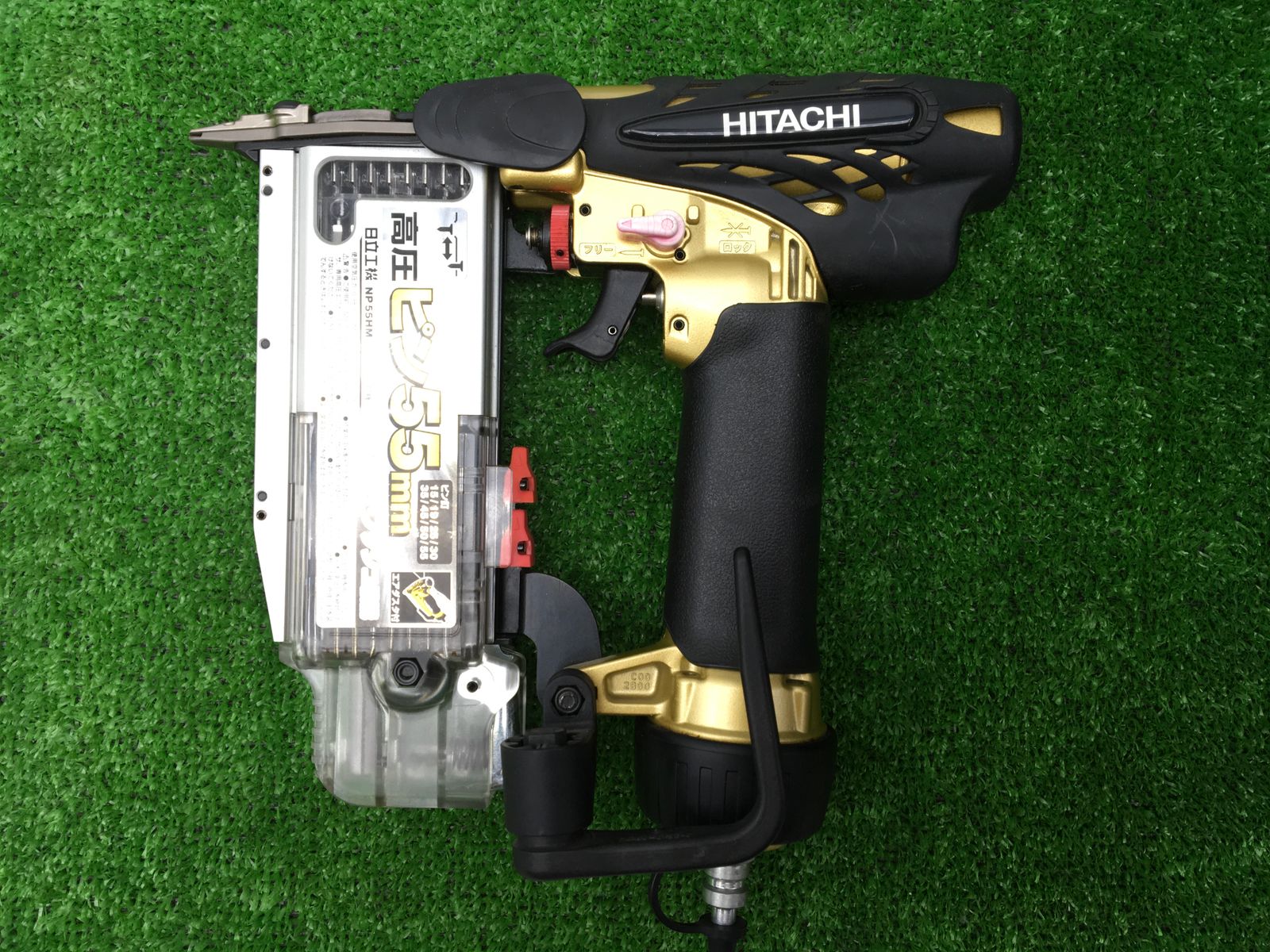 HITACHI 日立工機 高圧ピン釘打機 NP55HM 55mm エアダスタ機能搭載 釘 