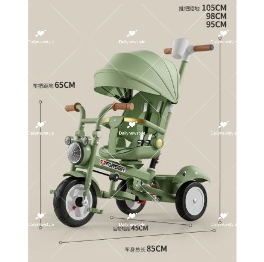 BTM正規品　折りたたみ式三輪車 美品　7in1 Amazon.co.jp: BTM 子供用三輪車 7in1 折りたたみ 手押し 7way 1