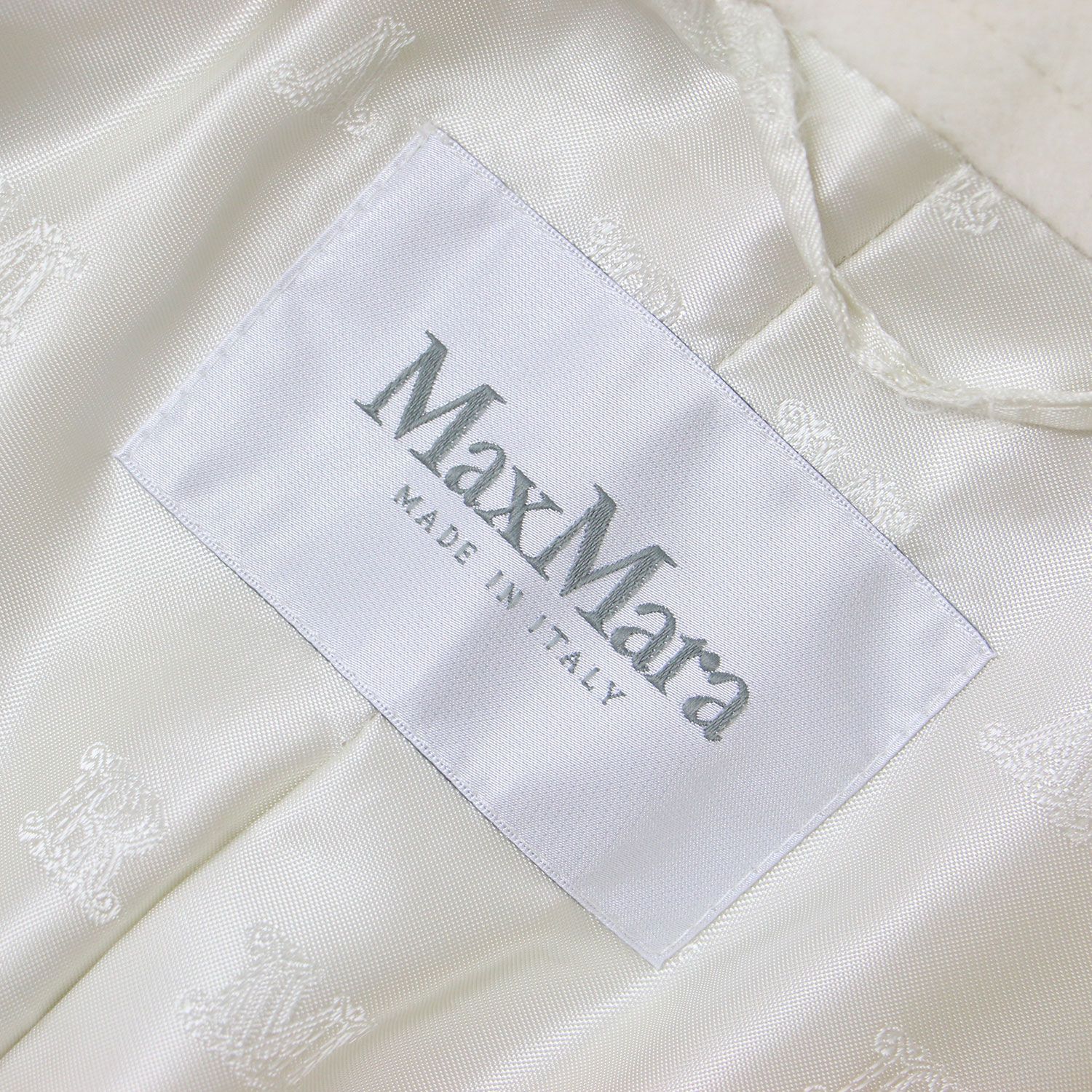 新品 Max Mara マックスマーラ コート 23秋冬 ホワイト 白 サイズ:42(L