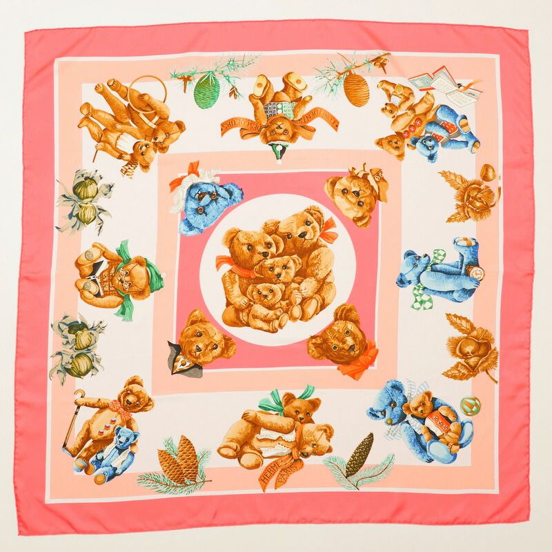 HERMES エルメス カレ90 ≪CONFIDENTS DES COEURS 心の友