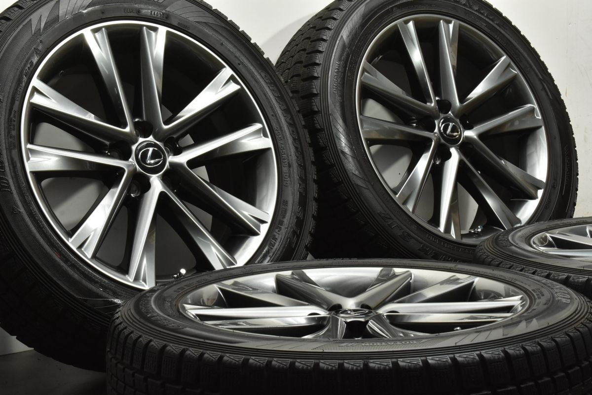 レクサス RX 純正 19in 7.5J 35 PCD114.3 ダンロップ グラントレック SJ7 235 55R19 ハリアー RAV4 流用 ノーマル戻し