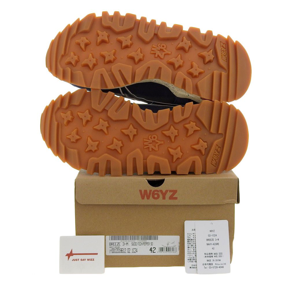 W6YZ ウィズ 新品同様 BREEZE 3-M スニ―カー シューズ メンズ スエード  