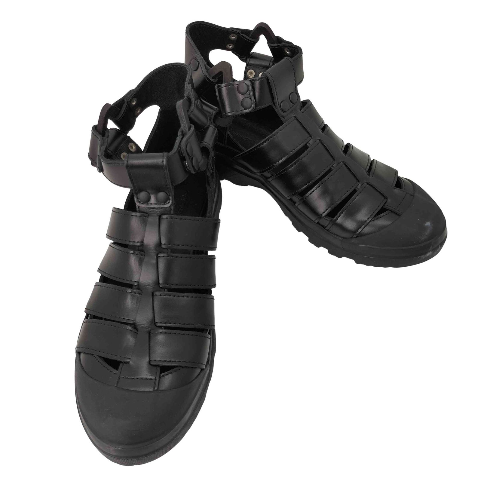 メゾン MAISON SPECIAL SPECIAL SHOES FACTORY Italian Vibram Sole Gurkha Sandal メンズ 表記無