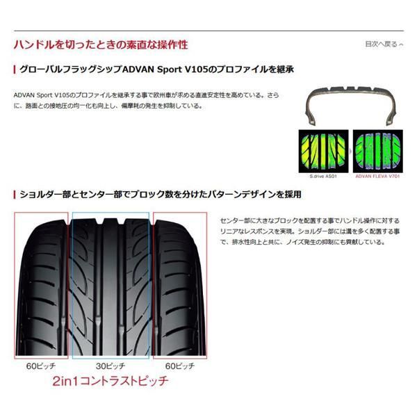 245/40R18 サマータイヤホイールセット ランエボ etc (YOKOHAMA ADVAN FLEVA V701 &  CROSSSPEED CR7 5穴 114.3) - メルカリ