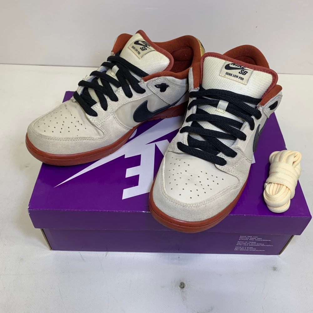 07w26241 NIKE SB DUNK LOW PRO Hennessy MUSLIN/BLACK-MUSLIN BQ6817 