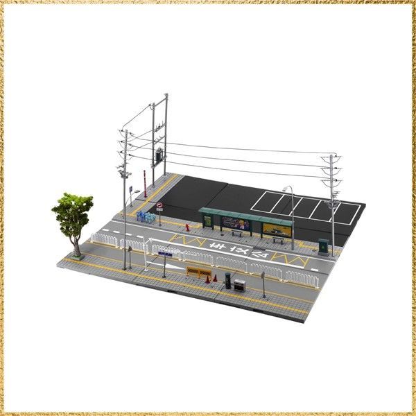 ☆彡送料無料でお届け☆彡 Tiny City ジオラマコレクション S1 中国 道路キット