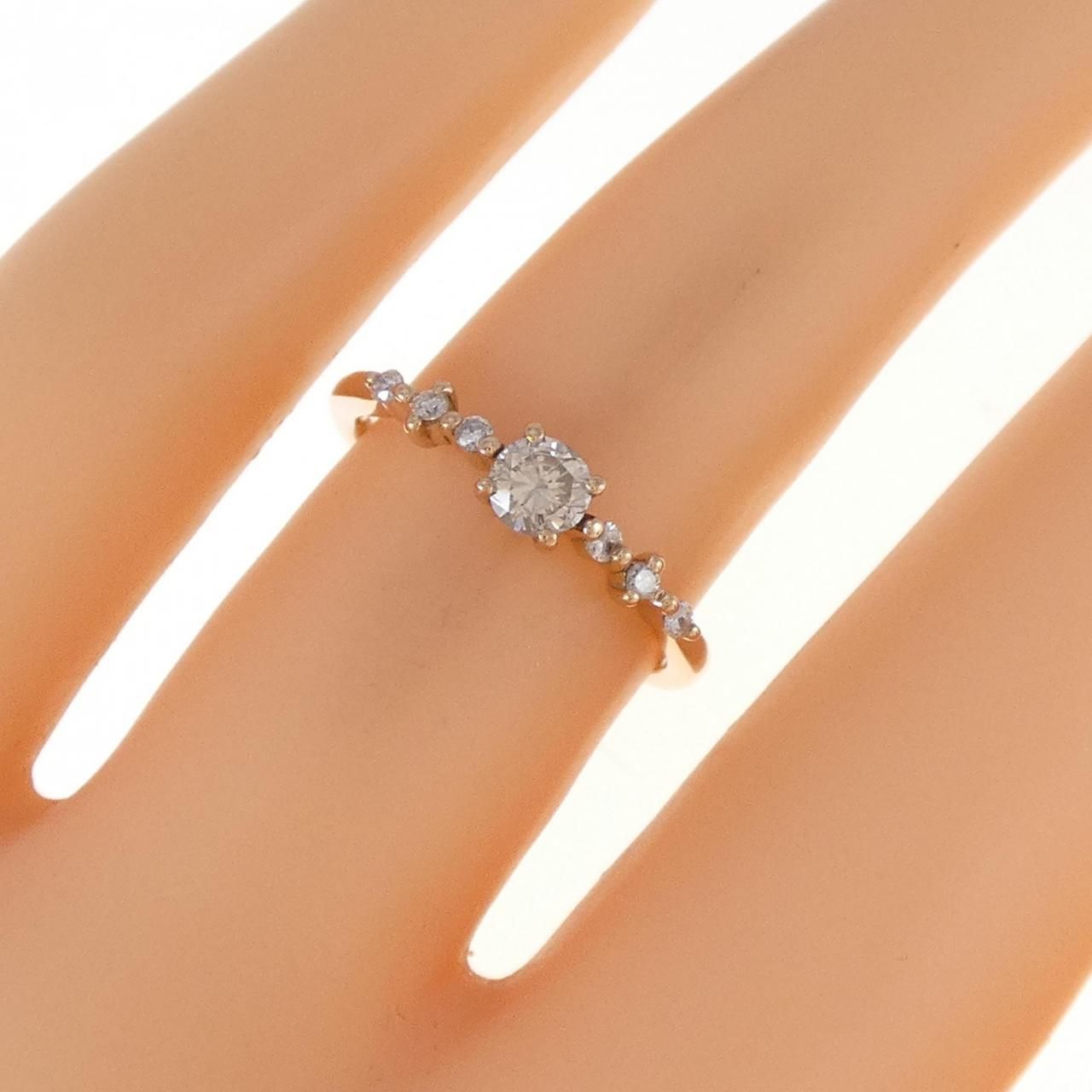K18PG ダイヤモンド リング 0.30CT K18PG ダイヤモンド リング 0.30CT 質屋かんてい局オンラインショップ / 茜部店 K18PG 18金