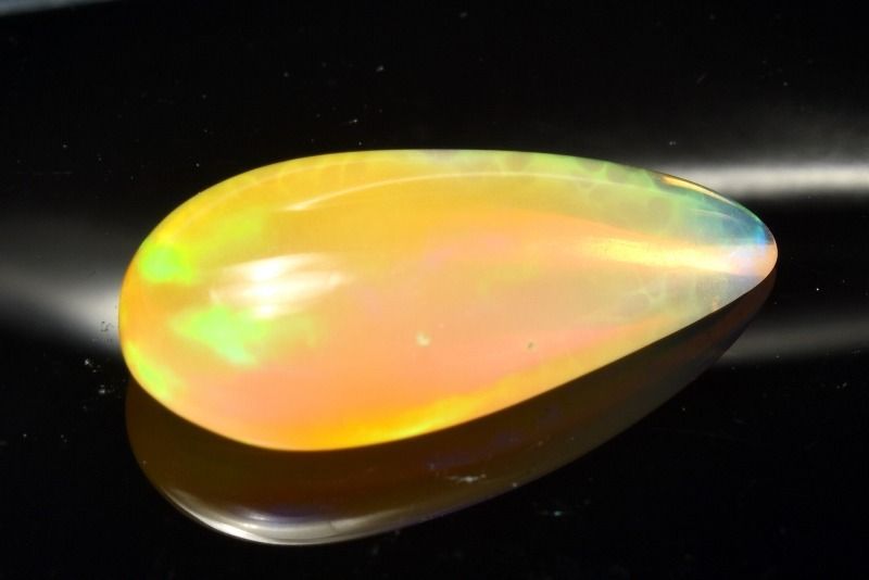 １点物 AAA 幸運を呼び込む石 プレシャスオパール 24x12mm ドロップ ルース パワーストーン 天然石 _PC5941