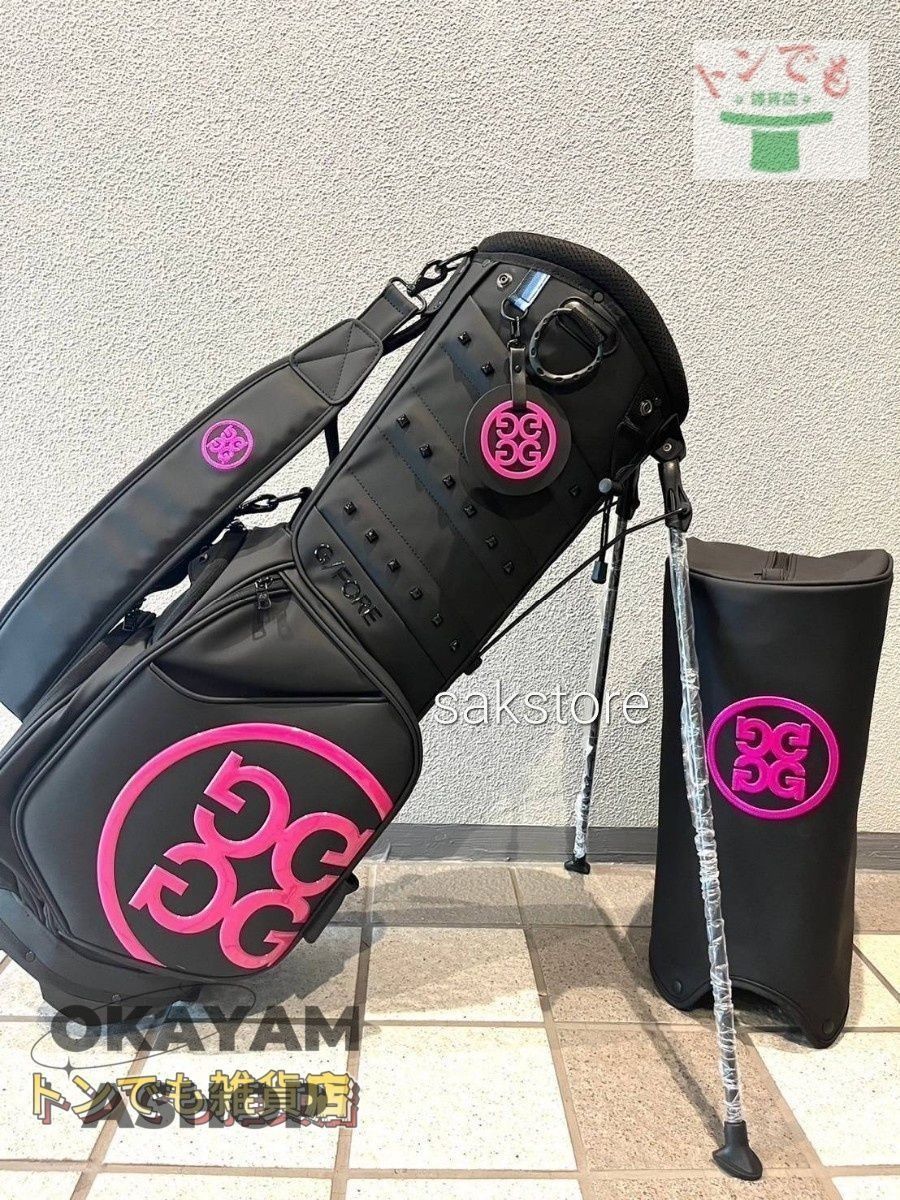G/FORE 新作 5分割 ジーフォア キャディバッグ スタンド型 ピンク G/FORE 新作 5分割 ジーフォア キャディバッグ スタンド型 ピンク