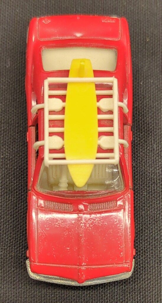 トミー トミカ黒箱日本製 ホンダクーペ9 サーフキャリア /赤/内装