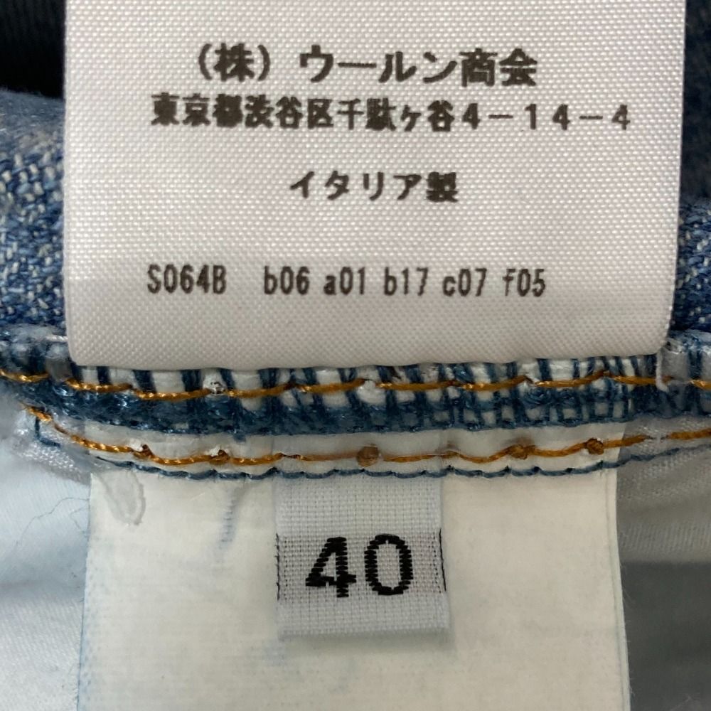 ERMANNO SCERVINO エルマンノシェルビーノ　ストレッチレザーパンツ 美品 ERMANNO SCERVINO エルマノシェルビーノ ストレッチ レザー