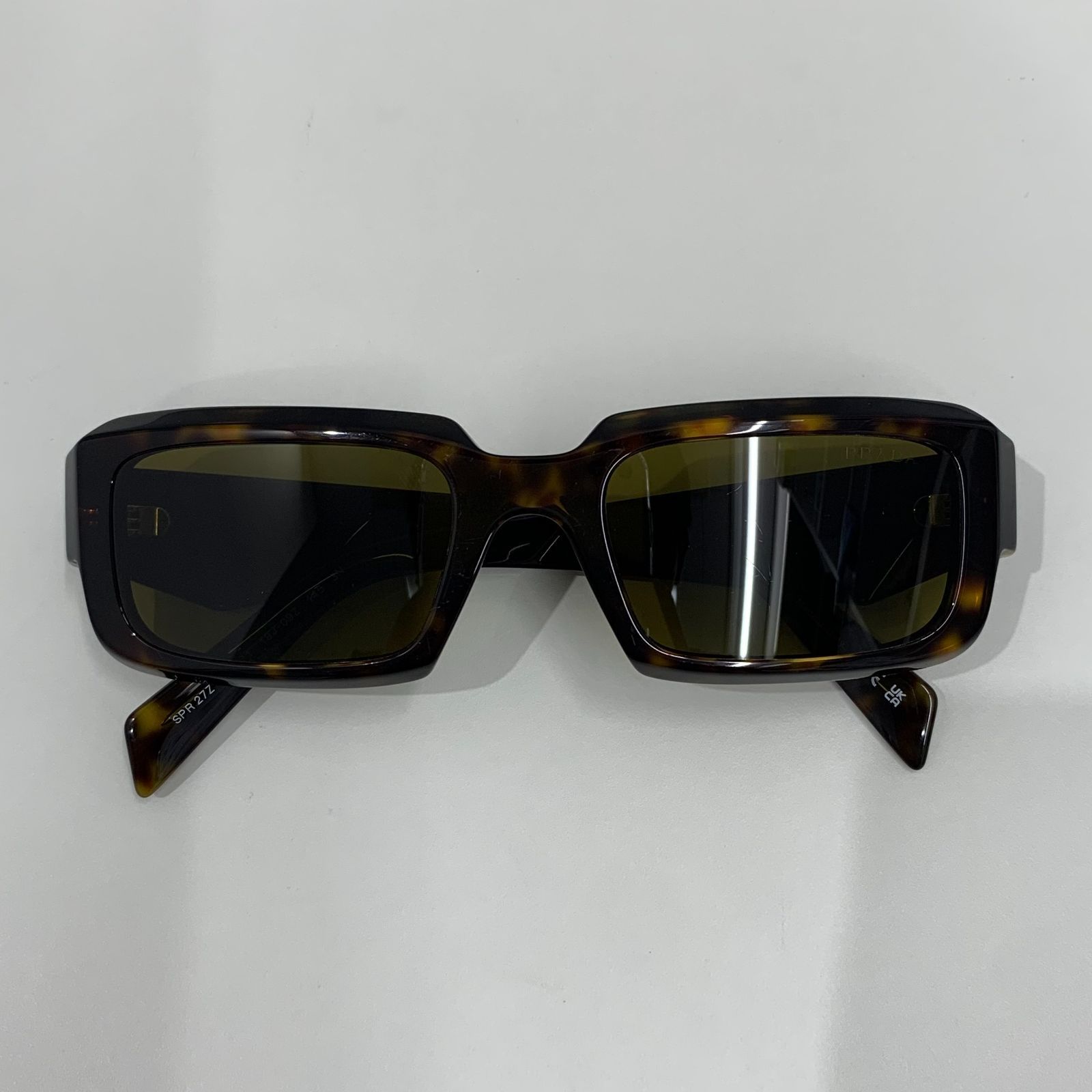 プラダサングラス　未使用 良品】PRADA プラダ サングラス 19J09Z ダークブラウン べっ甲