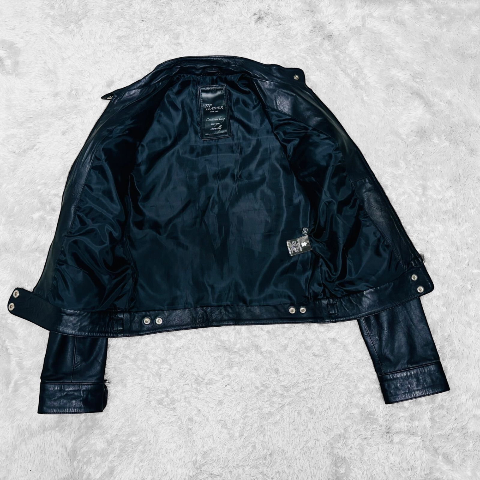 00s archive レザージャケット ダブルジップ ベルト グランジ y2k