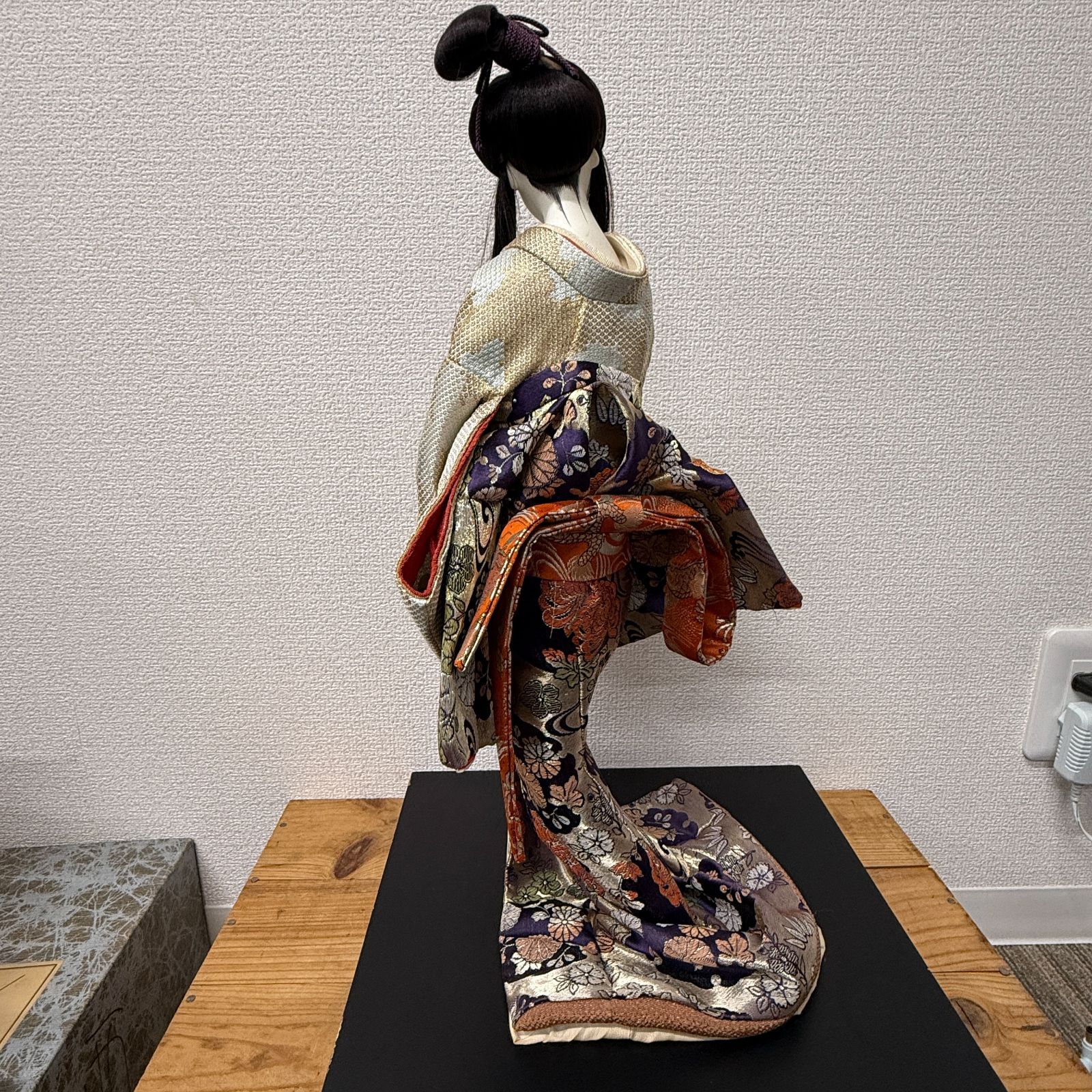 Yahoo!オークション - 中古 日本人形 舞踊人形 着物 女性 太鼓