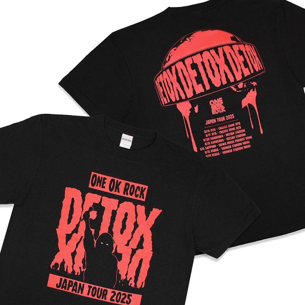 ワンオク　DETOX Tシャツ　E 商品詳細ページ | ONE OK ROCK Official web store | 2025 DETOX