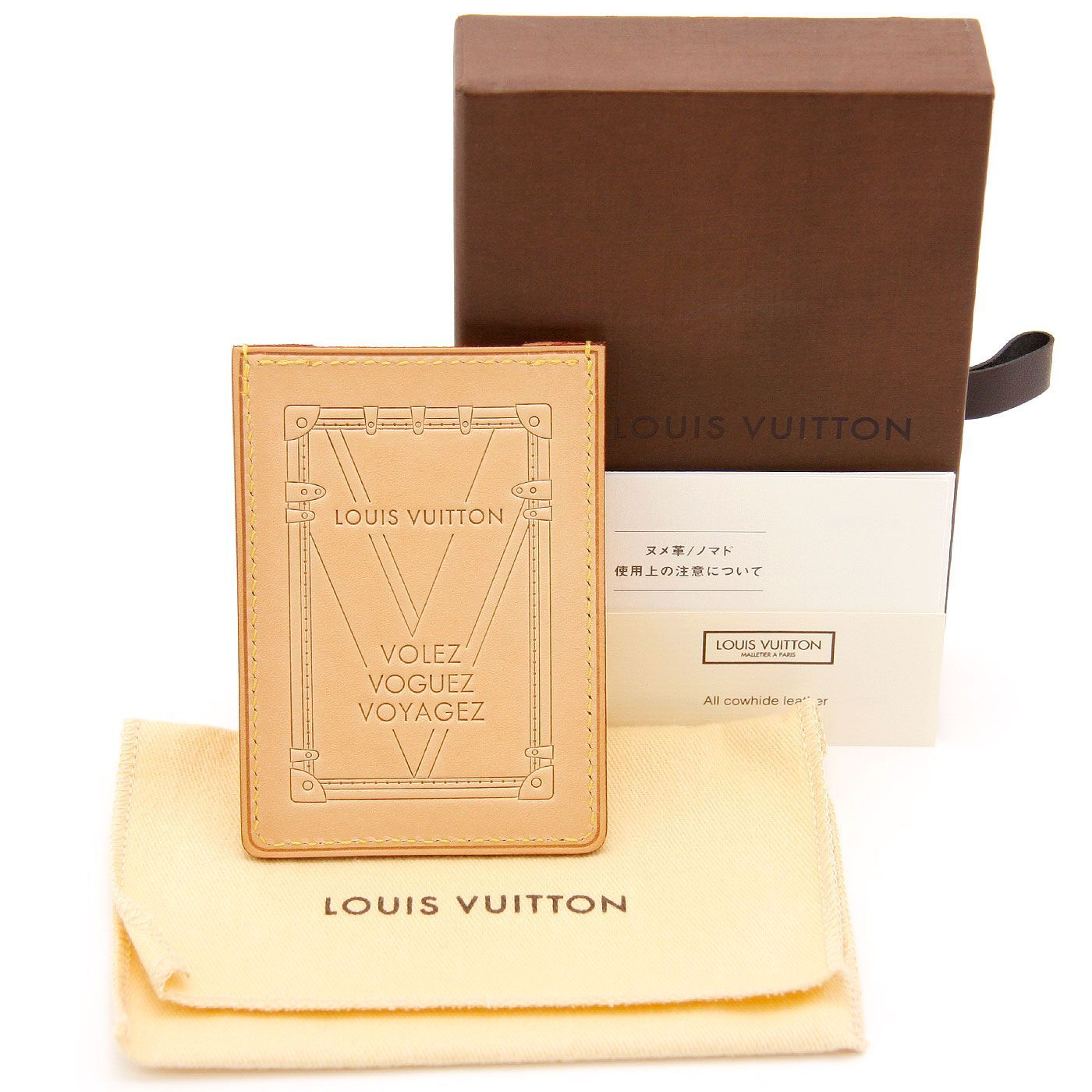 LOUIS VUITTON ルイヴィトン展限定 名刺入れ パスケース ヌメ革-