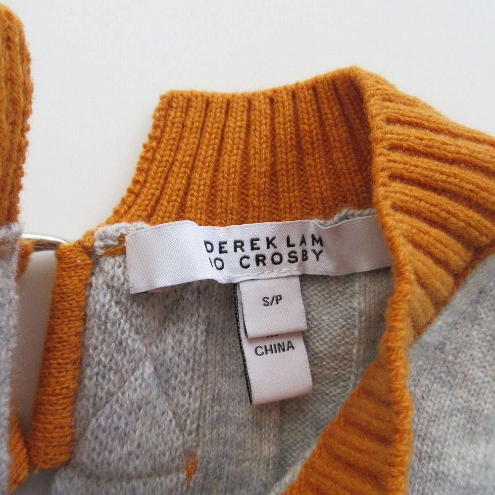 Derek Lam 10 Crosby デレク・ラム・10 クロスビー カシミヤ混 バックベルト リブニット セーター サイズS レディース 【中古】 Derek Lam 10 Crosby デレク・ラム・10 クロスビー カシミヤ混